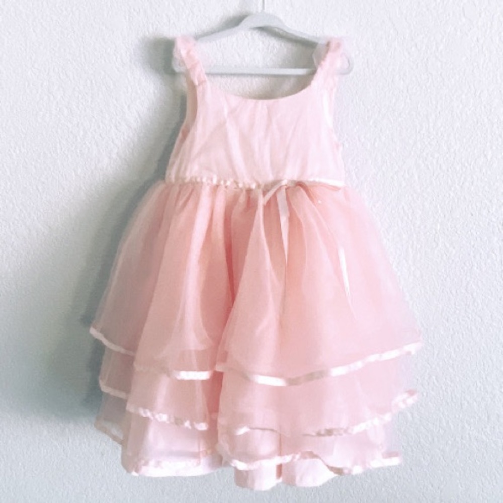 JANIE and JACK Special Occasion pink dress - Picture 3 of 8